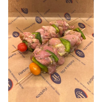 Brochettes de haut de cuisse de poulet Ail des ours Visuel 1 principal