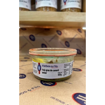 Foie gras de canard entier 100gr Visuel 1 principal